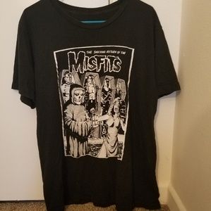 Men's "THE SHOCKING RETURN OF THE MISFITS" TEE L